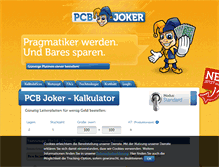 Tablet Screenshot of pcb-joker.com